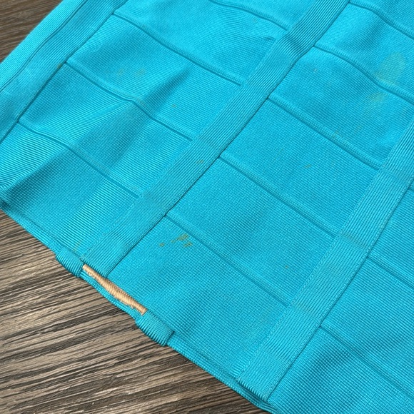 Authentic Herve Leger "KATARINA" S Metal Lace Back Bandage Dress - Picture 6 of 11